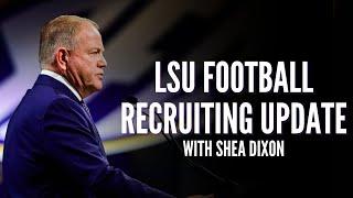 LSU Football with Shea Dixon | Where do Brian Kelly and LSU stand with TOP RECRUITS?