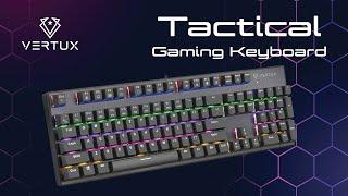 Vertux Tactical Advance Performance Mechanical Keyboard