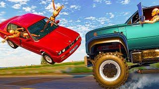 Dangerous Overtaking and Car Crahes #06 BeamNG.Drive