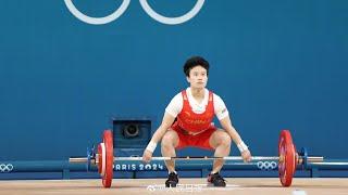  Hou Zhihui gold,Romania's Mihaela Cambei silver in weightlifting 49kg cat! Paris Olympics 2024