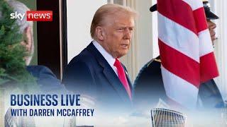 Trump's trade war escalates as Canada hits back | Business Live with Darren McCaffrey