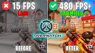 Overwatch 2 - Boost FPS with THESE SETTINGS on ANY PC | Fix Lags, FPS Drops, Input Lag and Stutters