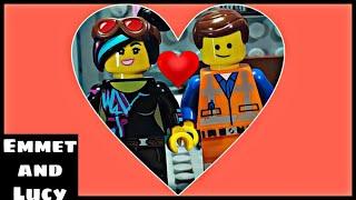 Emmet and Lucy ( the lego movie 2, lego animation, stop motion )