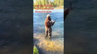 The beautiful back in waders, you deserve it