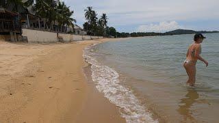 Maenam Beach, Koh Samui, Thailand | Walking 4K 