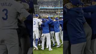 The moment the Dodgers became World Series Champions!