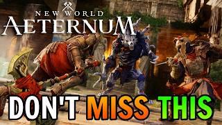 10 Things ALL New World: Aeternum Players NEED To Know