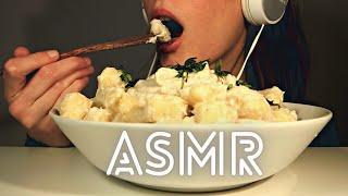 ASMR CREAMY ALFREDO GNOCCHI (No Talking|Eating Sounds)