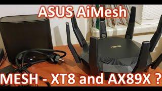 Asus ZenWifi XT8 (4 pcs) + Asus RT-AX89X in MESH network - EN