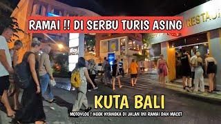 CROWDED! STORMED BY TOURISTS | CURRENT SITUATION IN KUTA BALI