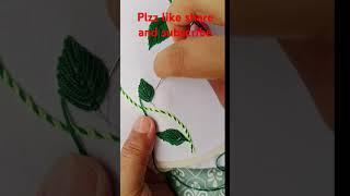 Embroidery | popy | prp cooking and embroidery world | #shorts #ytshorts #viralshorts #stitching ||