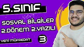 5.Sınıf Sosyal Bilgiler 2.Dönem 2.Yazılı | YENİ MÜFREDAT