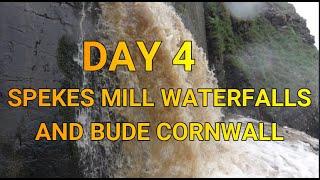 DAY 4 SPEKES MILL WATERFALL AND ON TO BUDE CORNWALL #OURTIME VANLIFE