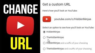 How To Change YouTube URL 2020 (Change Existing YouTube URL)