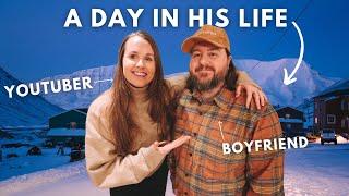 a day in the life of a YOUTUBE BOYFRIEND on an arctic island | Longyearbyen, Svalbard