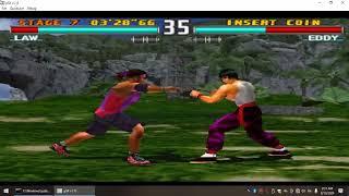 old days tekken 3 law playthrough arcde hard mode