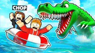 ROBLOX CHOP AND FROSTY BECOME THE LARGEST CROCODILE