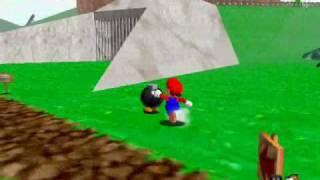 WTF BOOM! MY LEG! - Super Mario 64 Bob-bomb Glitch