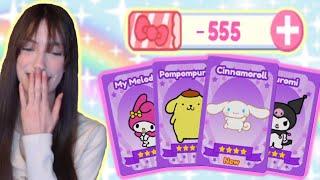 555 Gacha Tix Opening! | Roblox My Hello Kitty Cafe | Riivv3r