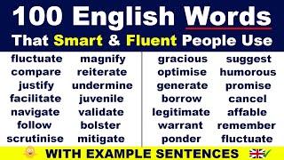 100 English Words That Smart & Fluent People Use – Do You?