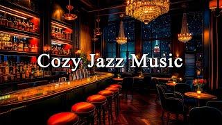 Cozy Winter Jazz Music with Romantic Bar Ambience - Gentle Jazz Music for Dates at the Bar