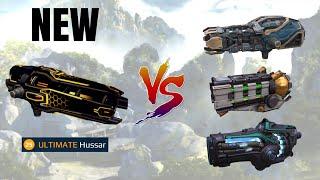 [WR] Ultimate Hussar VS Porthos Hazard Chione - Comparison | War Robots Test Server