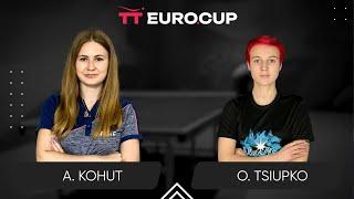 12:40 Alina Kohut - Oleksandra Tsiupko 06.03.2025 TT Euro.Cup Women Ukraine Star. TABLE 3