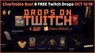 Charitable Rust Twitch Drops - 8 Free Skins