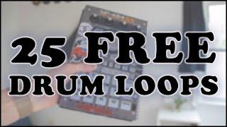 25 Free Drum Loops | Free LoFi and Boom Bap Drum Breaks | Free Sample Pack