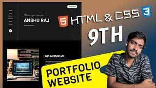 10 HTML CSS Practice  PROJECTS  Hindi  2024 | Project  9 | Basic To Advance Layout