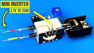 How to make a mini inverter 3,7v DC to AC 220v , banggood