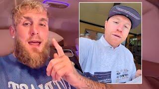 Jake Paul calls Canelo a B****; RIPS HIM for no fight & not fighting Benavidez!