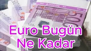 8 Ağustos 2024 Euro Bugün Ne Kadar, Euro Kuru Ne Olur, Euro Şuan Ne Kadar?