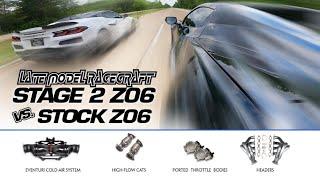 LMR Stage 2 C8 Z06 vs. Stock C8 Z06 – Real-World Street Race