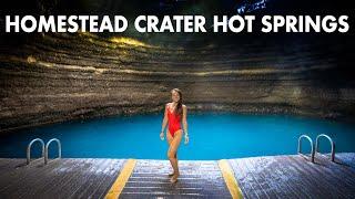 A MORNING AT HOMESTEAD CRATER & MIDWAY HOT SPRINGS | & The Craziest Rig We've Ever Seen!