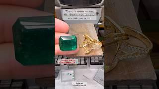  MASSIVE 37.28ct Custom Cut Emerald Diamond Hidden Halo Ring! A 28-Week Masterpiece in the Making