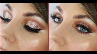 Warm, rose bronze tutorial - using Inglot pigment 119