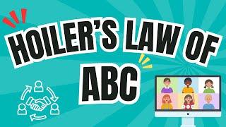 Hoiler's Law of ABC | Atomy system| Success System