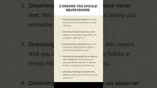 Dreams you should never ignore ️ #growth #quotes #selfimprovement #mindset #relatable #shorts