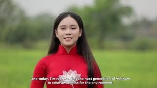 Bella Vu giới thiệu về Việt Nam thông qua video dự thi Miss Eco Teen International 2021