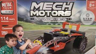 Mech Motors Motorized Metal: red race car