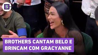 BBB 25: Brothers se animam, cantam Belo e brincam com Gracyanne