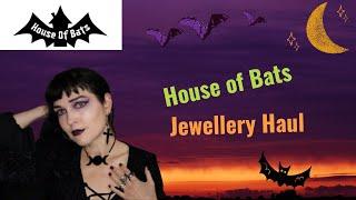 HOUSE OF BATS JEWELLERY HAUL | GORGEOUS NU GOTH STYLE | SMALL UK BUSINESS