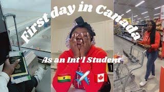 FIRST DAY IN CANADA  AS AN INT’L STUDENT| University of Regina| Grocery ️ #students #canada