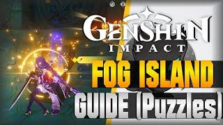 HOW TO COMPLETE THE FOGGY ISLAND!!! (Puzzles) | Genshin Impact | [Guide]