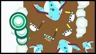 Starve.io - FIGHTING DRAGONS! New Update! Dragon & Snow Biome w/ Blitz & Baron [Starve.io Gameplay]