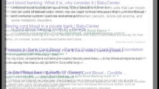 why save cord blood