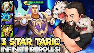 3 Star Taric - How Many Free Rerolls Do You Want? Yes. | TFT Magic & Mayhem | Teamfight Tactics