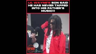 Lil Waynes son speaks on his music