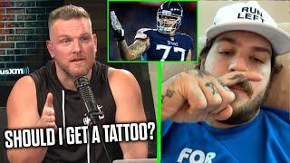 Pat McAfee And Taylor Lewan Talk Tattoos